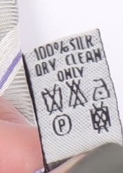 Michelsons Beige Plaid Silk Men's Tie