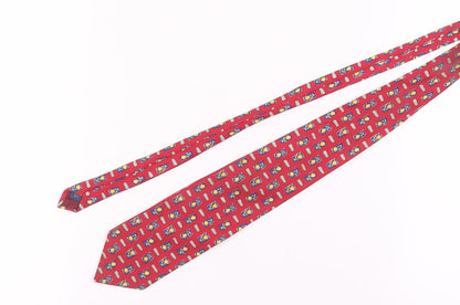 Jonelle Silk Men's Red Floral Tie