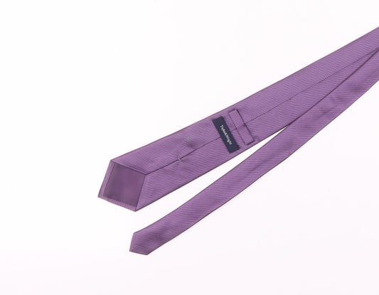 Taylor & Wright Men's Purple Striped Silk Tie