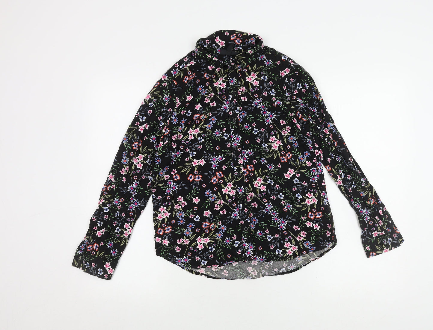 Womens UK Size 6 Topshop Black  Blouse