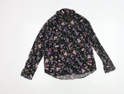 Womens UK Size 6 Topshop Black  Blouse