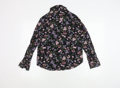 Womens UK Size 6 Topshop Black  Blouse