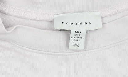 Topshop Women’s Ivory Tall Sweatshirt Size S