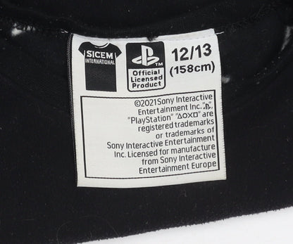 SICEM Boys PlayStation Sweatshirt 12-13Y Black Blue