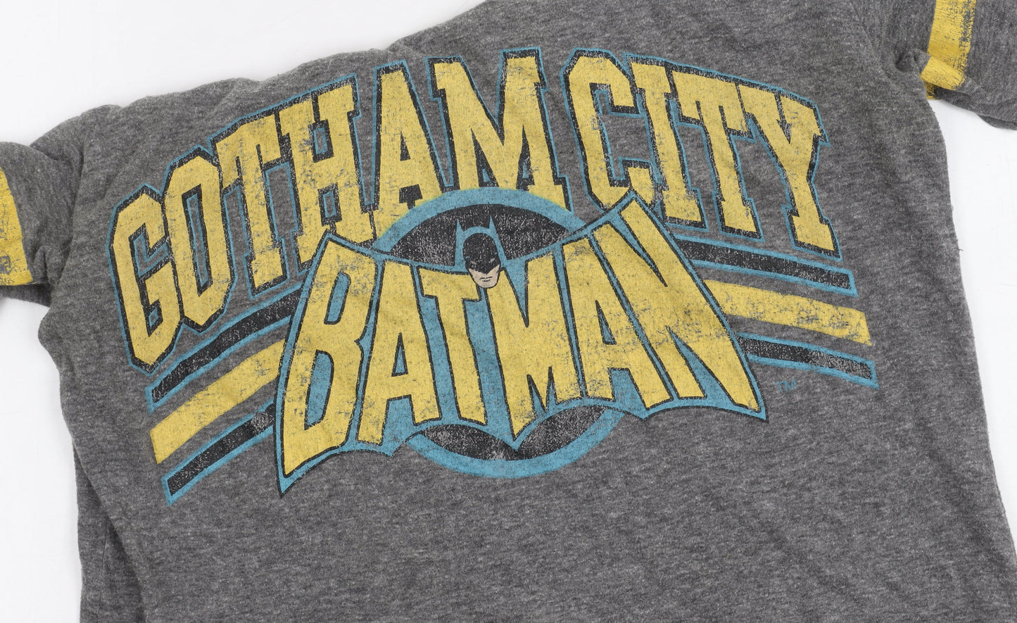 Unisex Adults UK Size S Batman Grey  T-Shirt