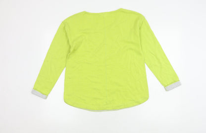 Womens UK Size 10 White Stuff Green Pullover Jumper