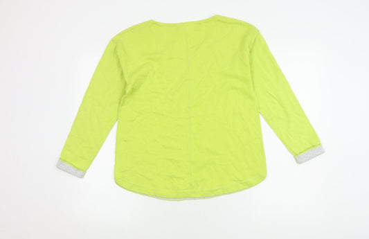Womens UK Size 10 White Stuff Green Pullover Jumper