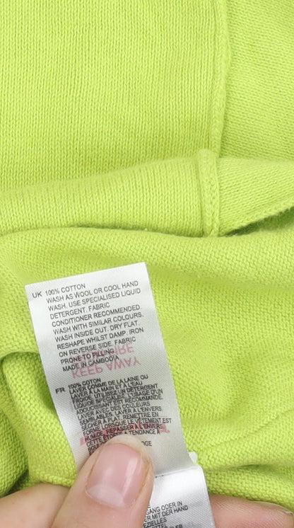 Womens UK Size 10 White Stuff Green Pullover Jumper