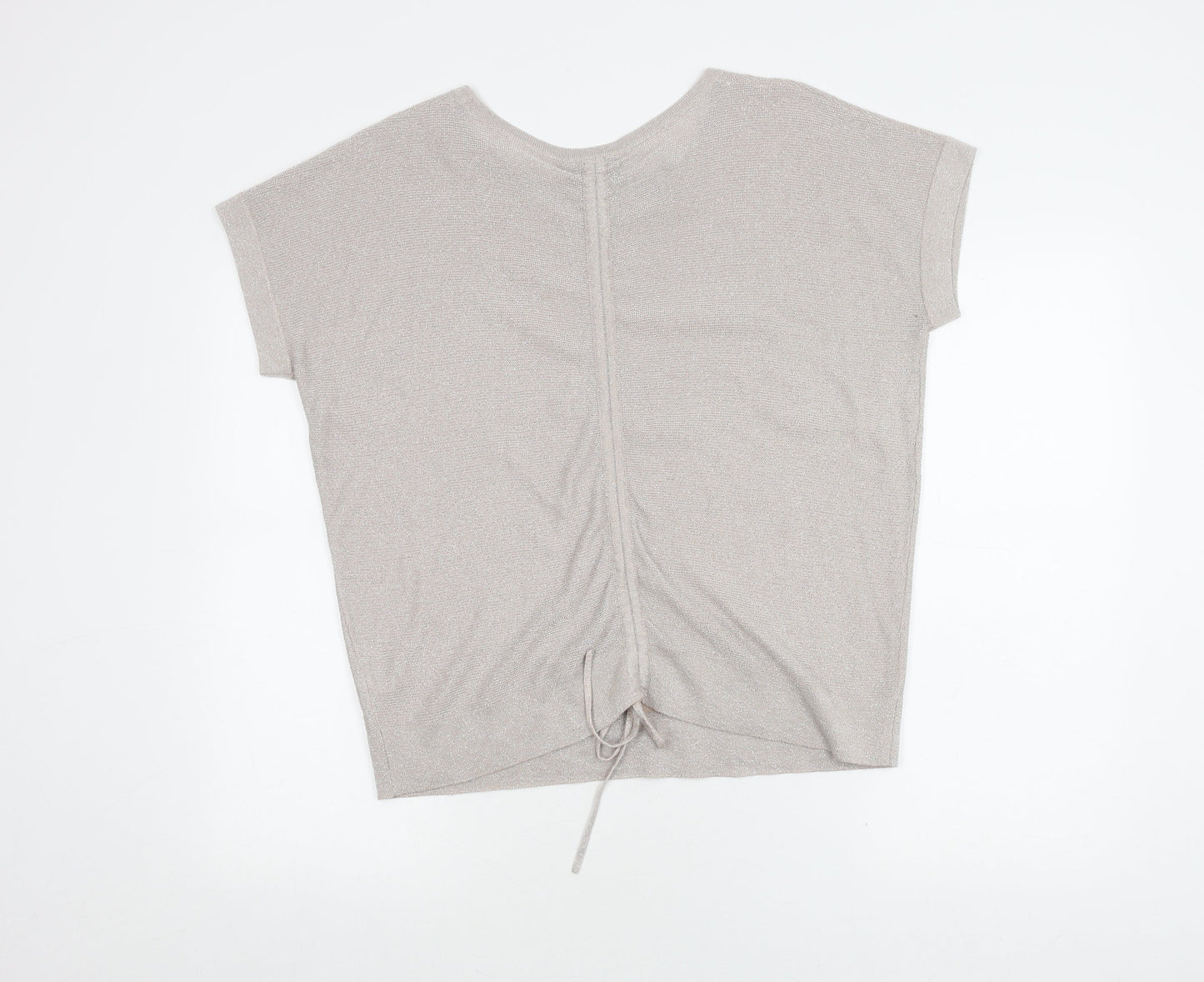 Womens UK Size M Wallis Beige Basic Blouse