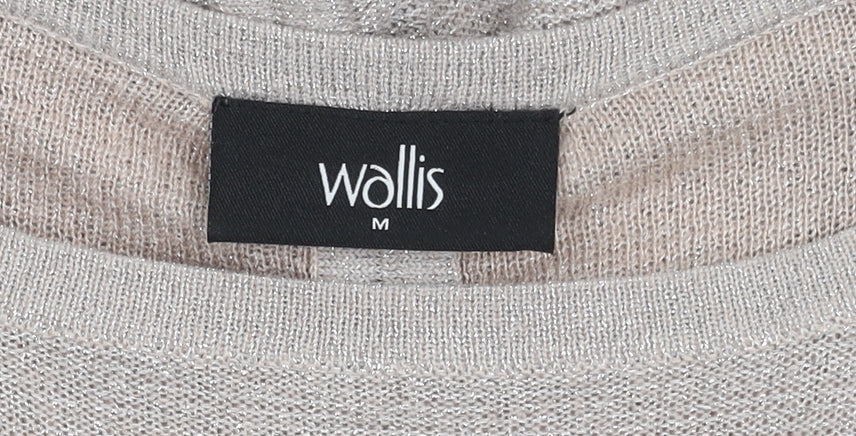 Womens UK Size M Wallis Beige Basic Blouse