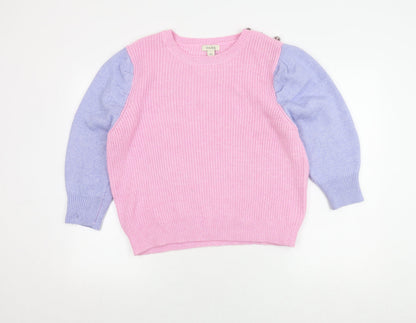 Womens UK Size L Oasis Multicoloured Pullover Jumper