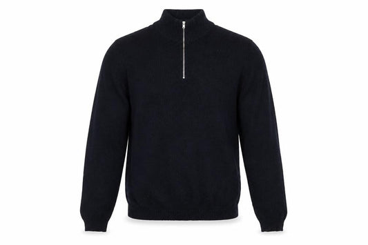 Mens UK Size M ASOS DESIGN Black Full Zip Jumper