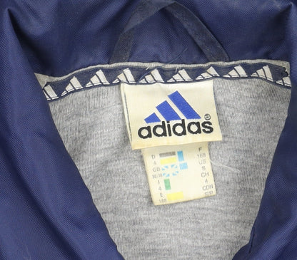 Adidas Men's Blue Windbreaker Jacket