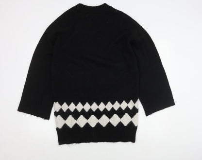 H&M Women's Black Shift Dress S, Winter Casual