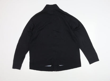 Next Men's Medium Black Argyle Full Zip Jumper