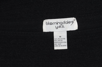 Bloomingdale's Y.E.S. Women's Black Pullover Jumper M