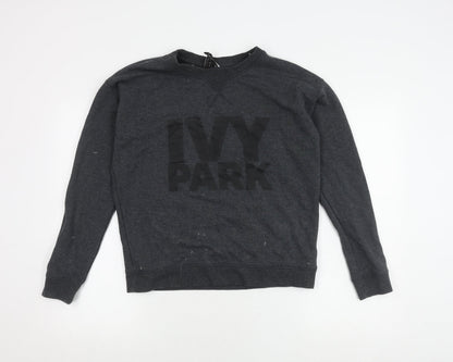 Ivy Park Women's Grey Sweatshirt Medium Pullover