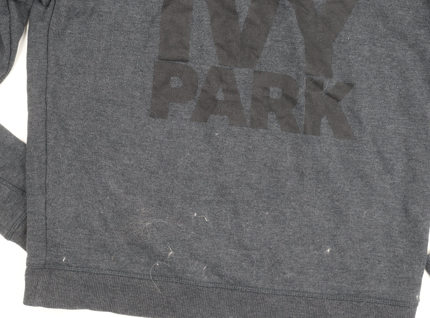 Ivy Park Women's Grey Sweatshirt Medium Pullover