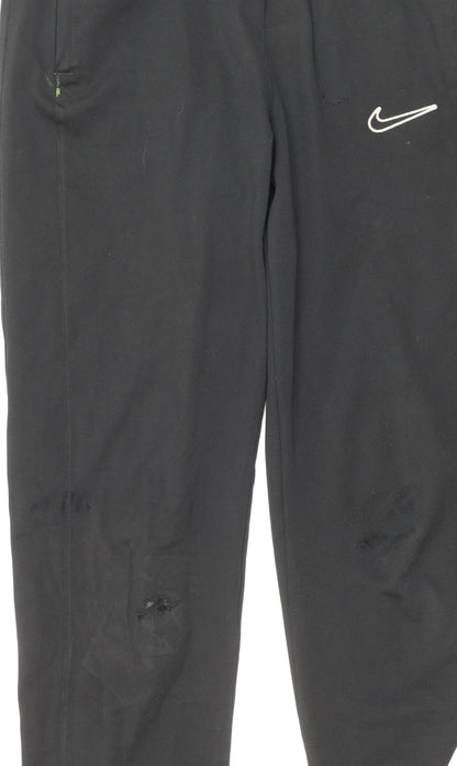 Nike Boys Black Jogger Trousers XL for Running