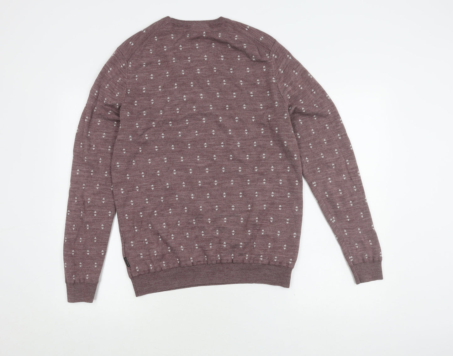 Ted Baker Men's Brown Wool Pullover Jumper L