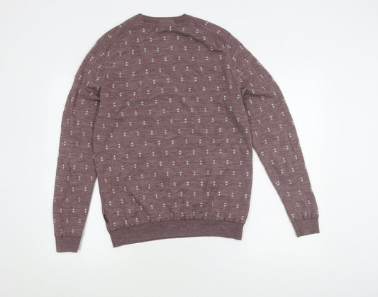 Ted Baker Men's Brown Wool Pullover Jumper L