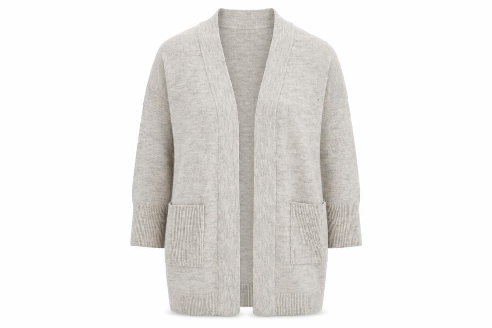 Monsoon Women's Grey Cardigan, Size S, V-Neck