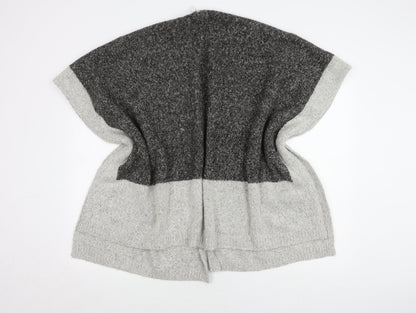 Womens UK Size S Roman Grey Cape Jumper