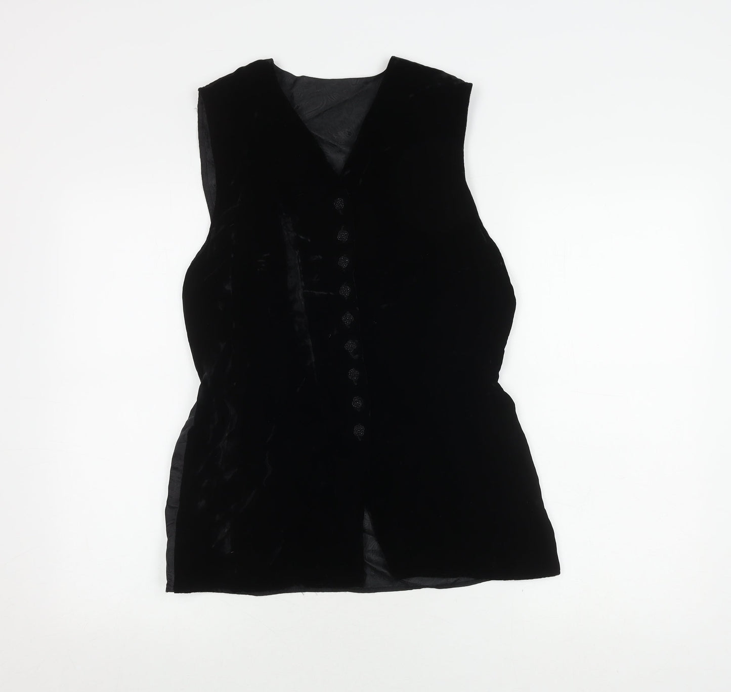 Womens UK Size 14 Marks and Spencer Black  Blouse