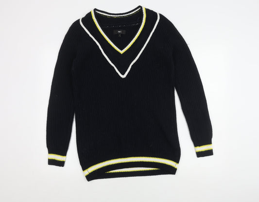Womens UK Size 6 NEXT Black Pullover Jumper