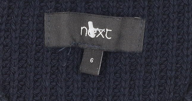 Womens UK Size 6 NEXT Black Pullover Jumper