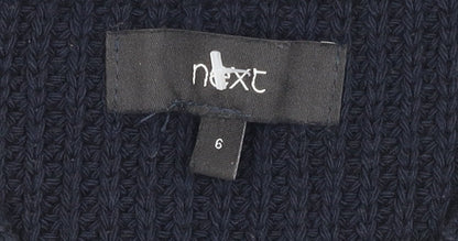 Womens UK Size 6 NEXT Black Pullover Jumper