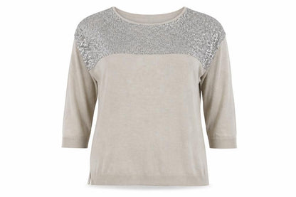 Womens UK Size 14 Marks and Spencer Gold Pullover Jumper