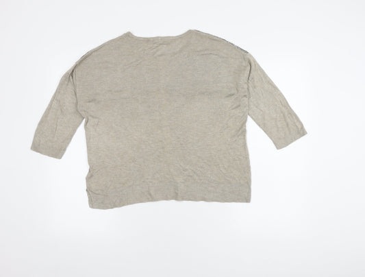 Womens UK Size 14 Marks and Spencer Gold Pullover Jumper