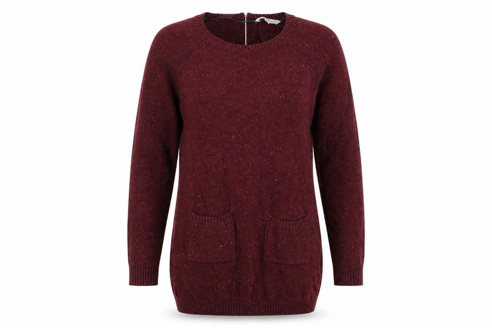 FatFace Women's Purple Knit Pullover Jumper Size 10