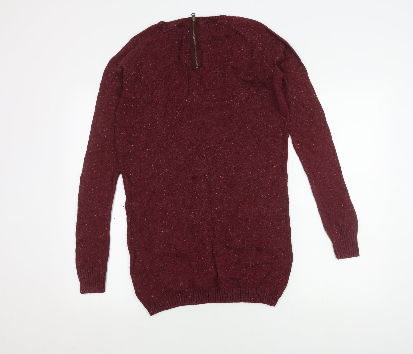 Womens UK Size 10 Fat Face Purple Pullover Jumper