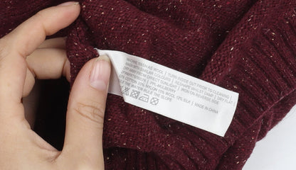 Womens UK Size 10 Fat Face Purple Pullover Jumper