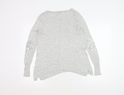 Womens UK Size 8 Mint Velvet Grey  Jumper