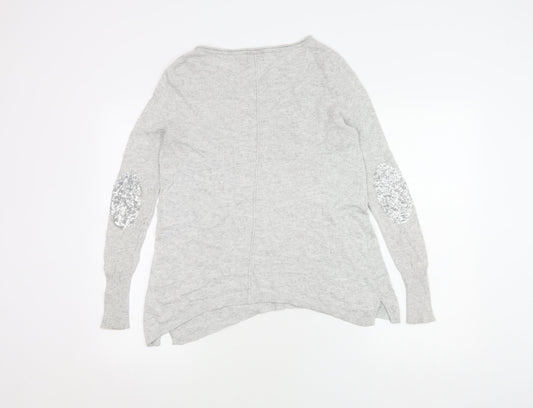 Womens UK Size 8 Mint Velvet Grey  Jumper