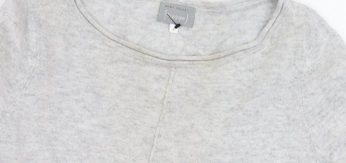 Womens UK Size 8 Mint Velvet Grey  Jumper