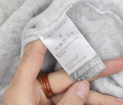 Womens UK Size 8 Mint Velvet Grey  Jumper
