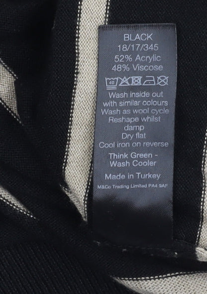Womens UK Size 14 Spirit Black  Jumper