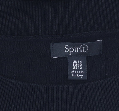 Womens UK Size 14 Spirit Black  Jumper