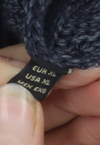 Massimo Dutti Men's Grey XL Cable-Knit Full Zip Jumper