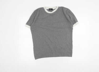 Mens UK Size M BoohooMAN Grey  T-Shirt