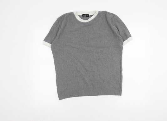 Mens UK Size M BoohooMAN Grey  T-Shirt