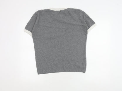 Mens UK Size M BoohooMAN Grey  T-Shirt