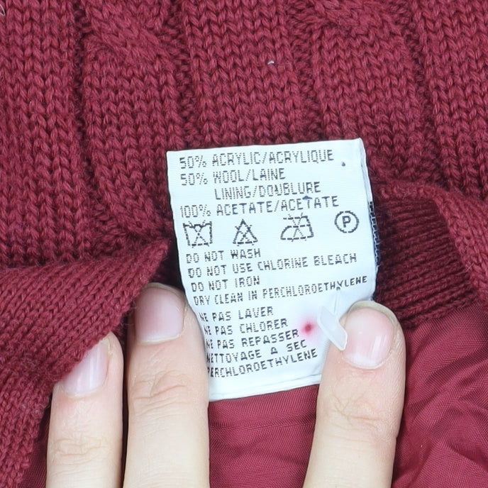 Alexon Women's Purple V-Neck Cardigan - M