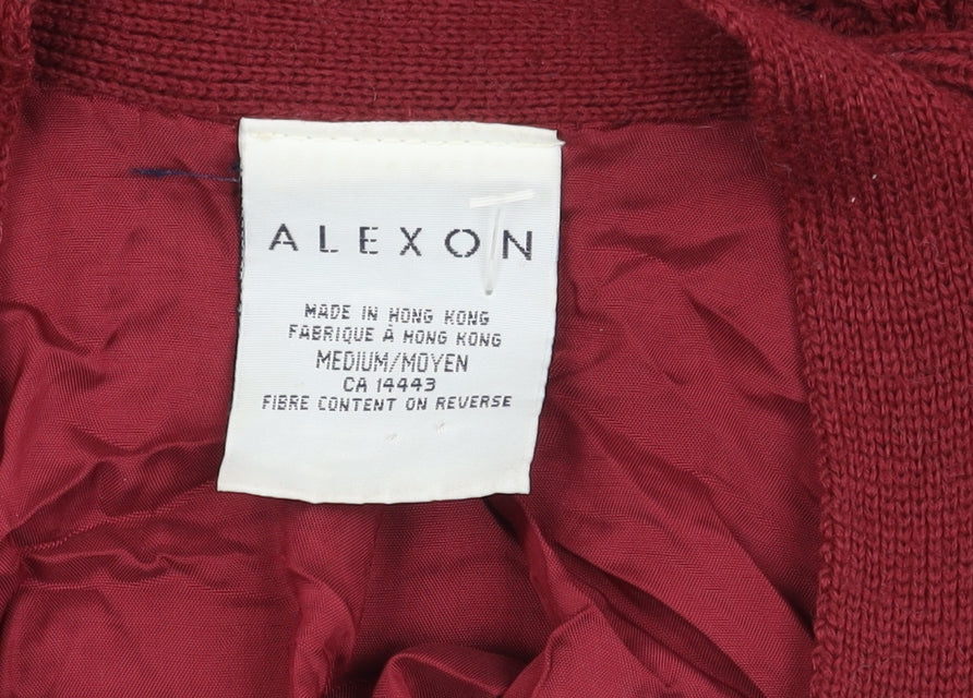 Alexon Women's Purple V-Neck Cardigan - M