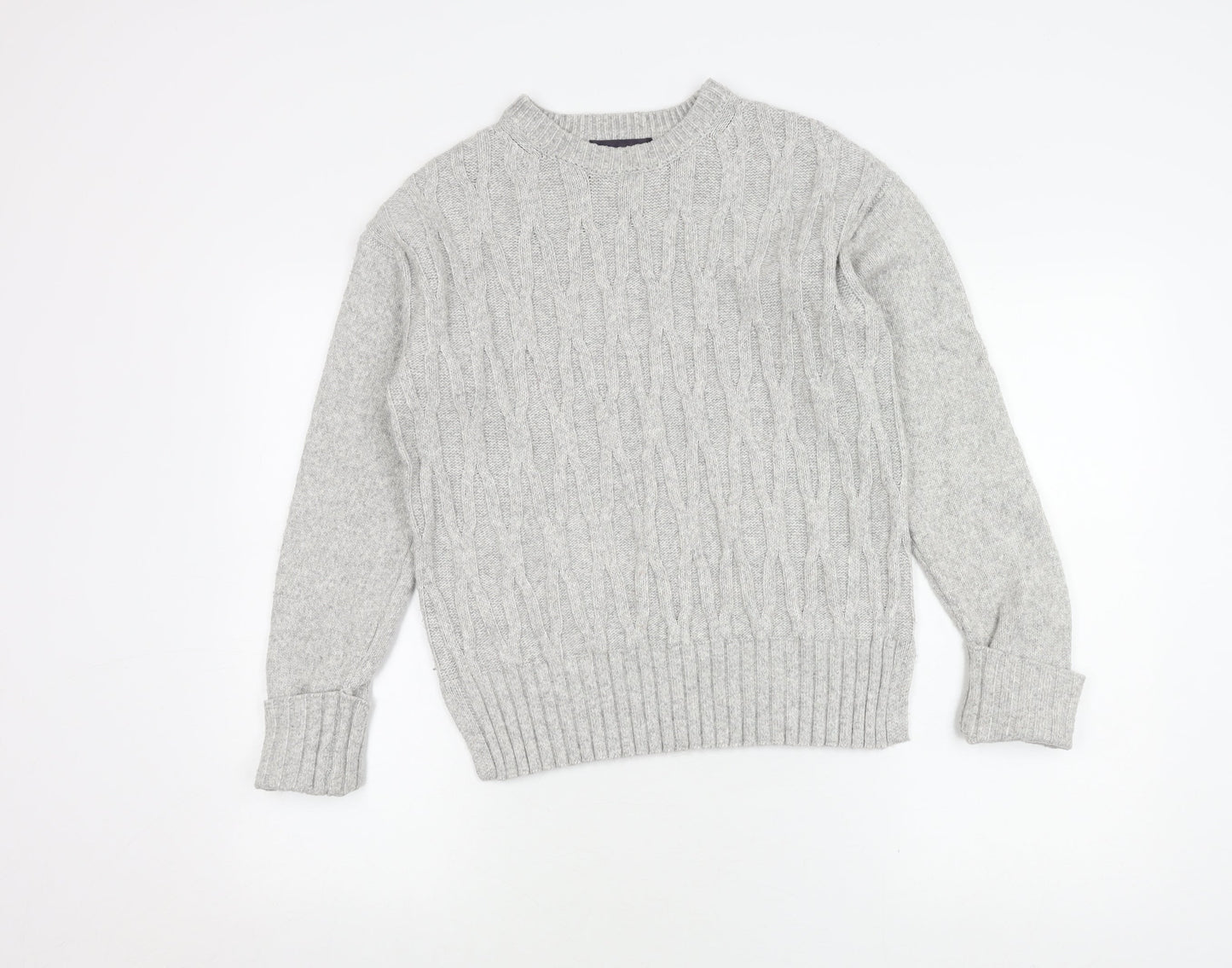 Womens UK Size S Marks and Spencer Grey Pullover Jumper