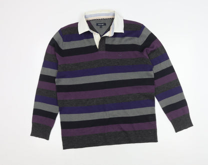 Wolsey Men's Multicoloured Striped Polo M